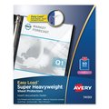 Avery Dennison Clear Sheet Protector, Heavy Duty, PK50 74130